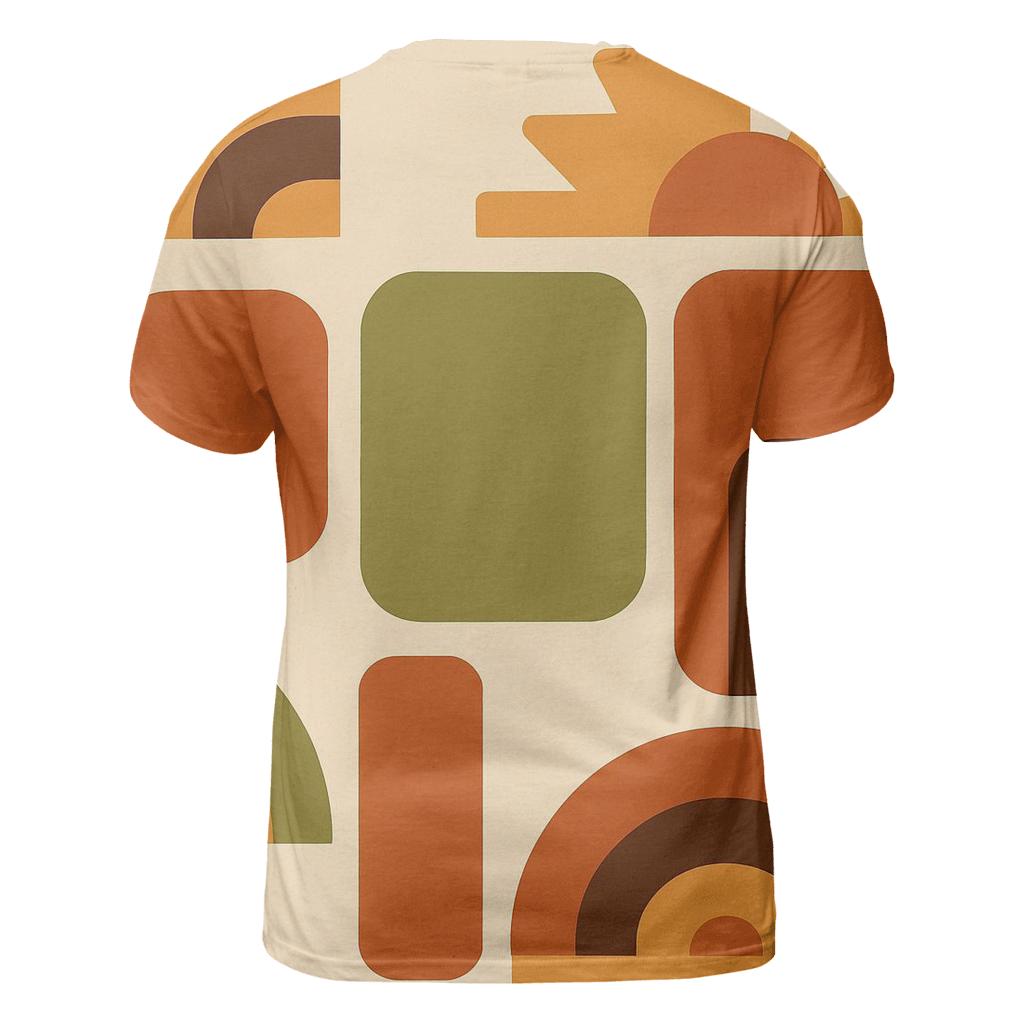 Sunset Lounge Geometry designer pattern shirts