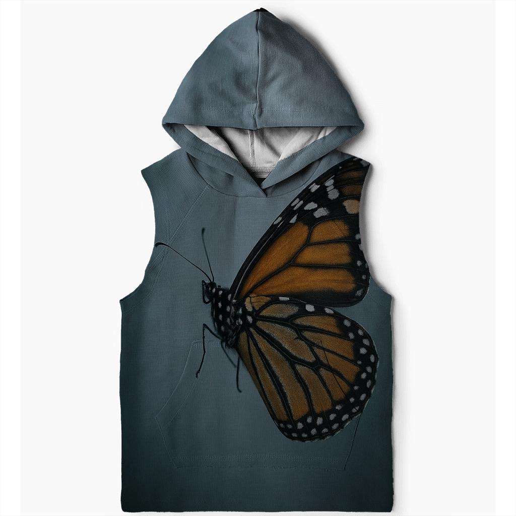 Mist-Wrapped Monarch Flight custom hoodies