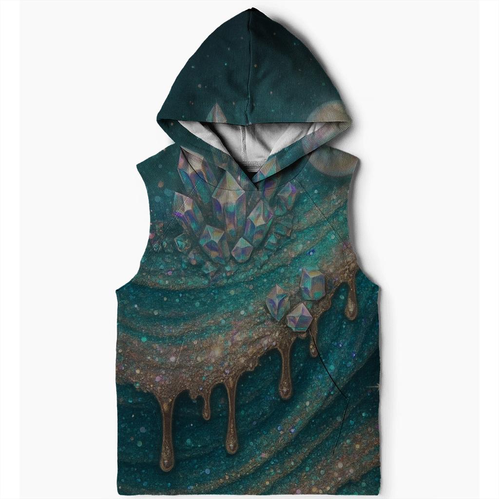 Aurora Gem Tide embroidered hoodies