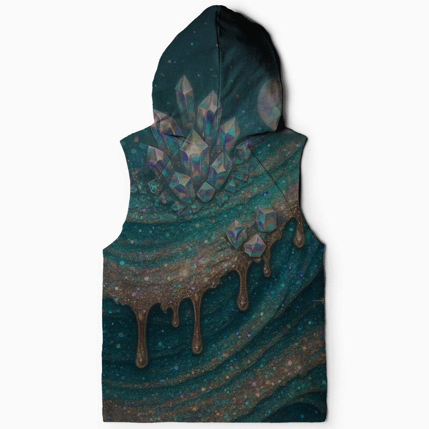 Aurora Gem Tide embroidered hoodies