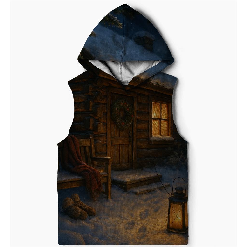 Starlit Cabin Carol zip-up hoodies