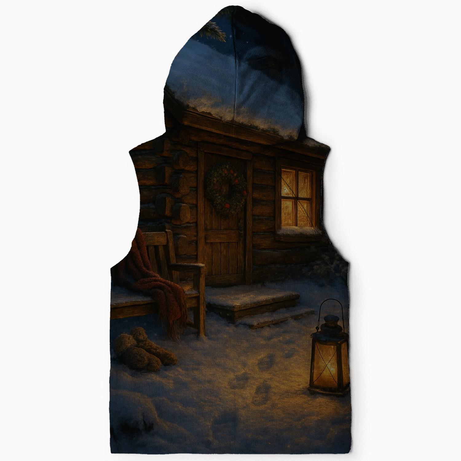 Starlit Cabin Carol zip-up hoodies