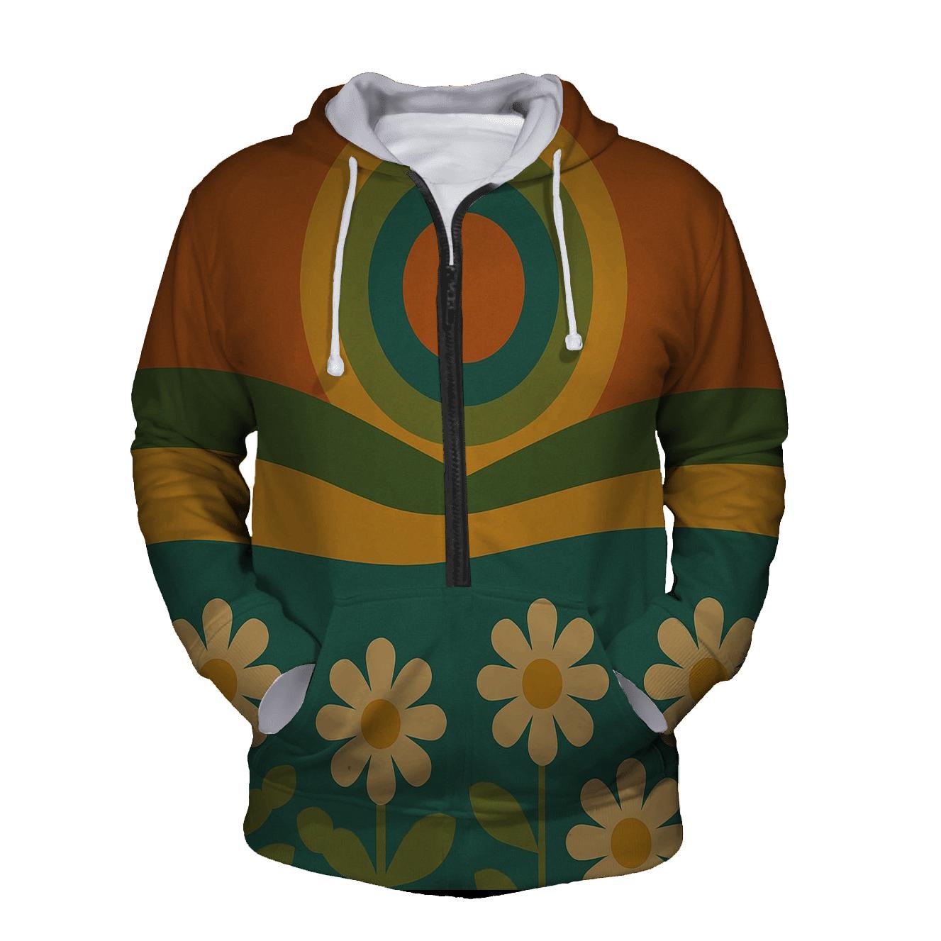 Sunset Groove Fields hoodie designs