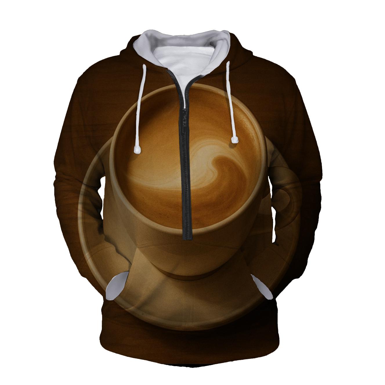 Crema Horizon embroidered hoodies