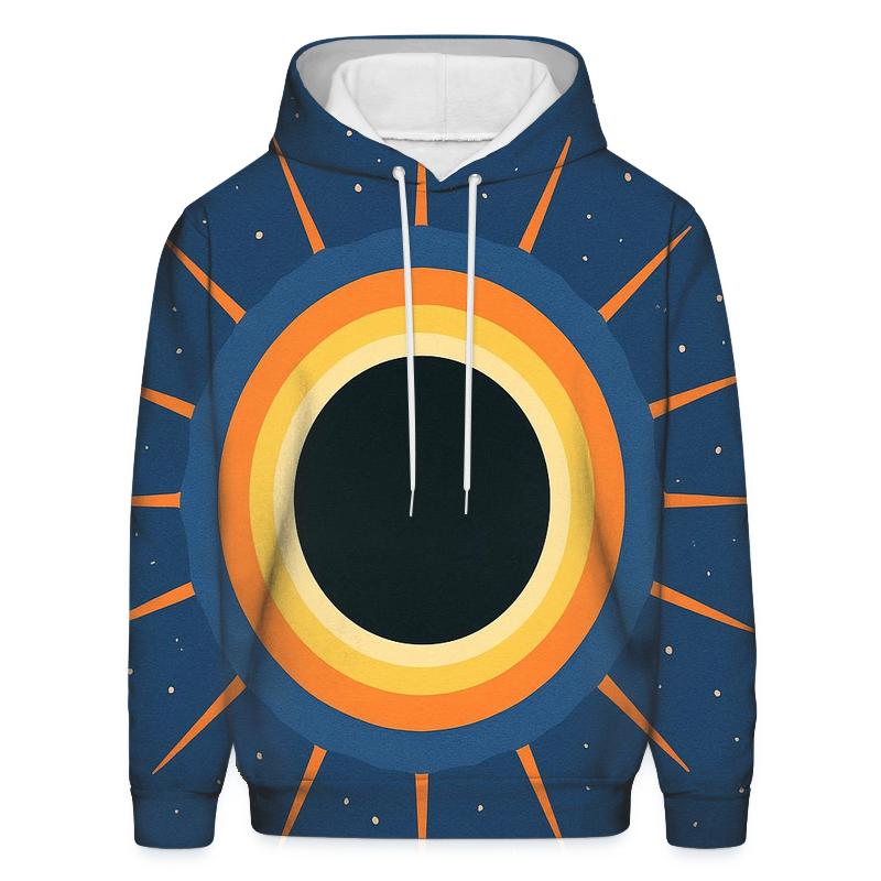 Eclipse Corona Haloes zip-up hoodies