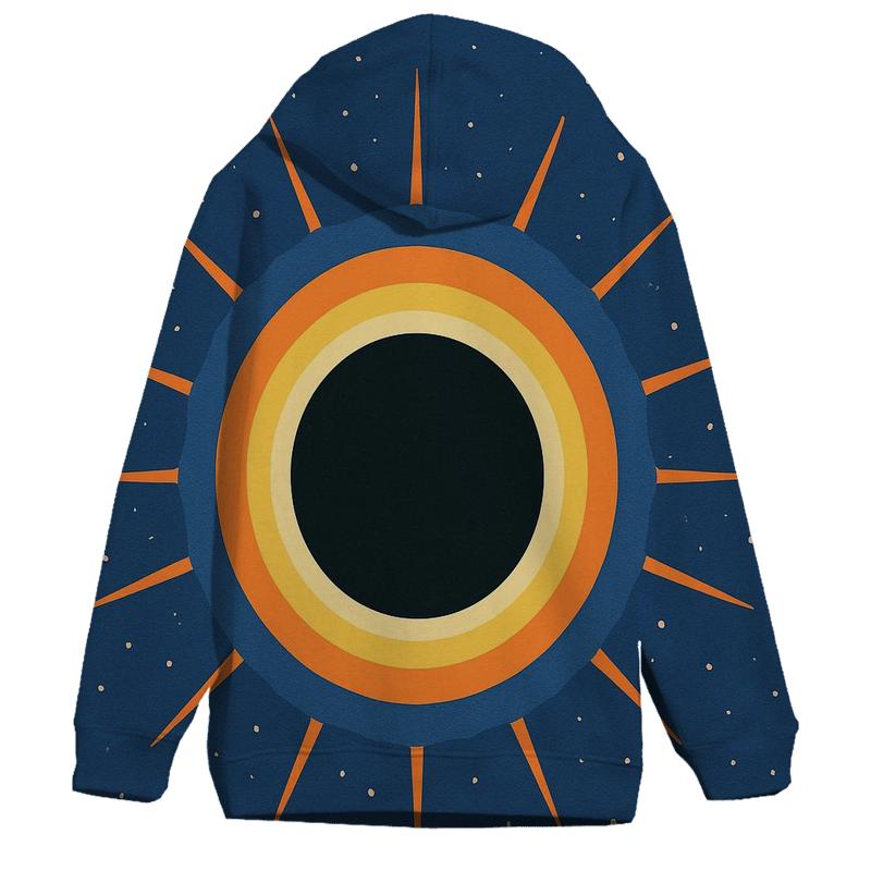 Eclipse Corona Haloes zip-up hoodies