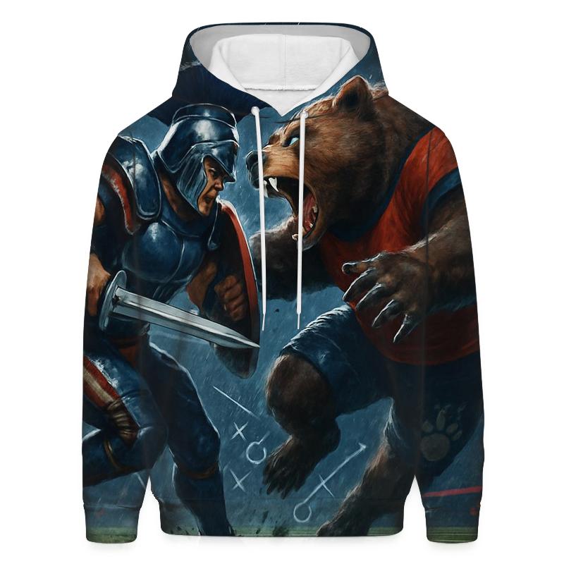 Gridiron Clash Of Braves And Cubs designer hoodies