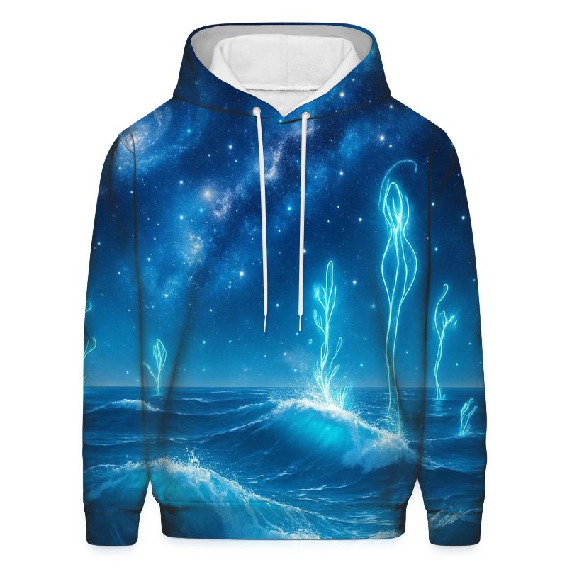Celestial Ocean Waves lightweight hoodies