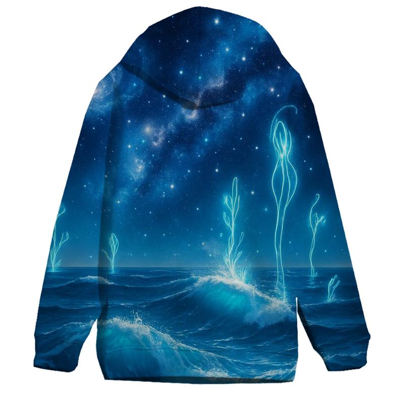 Celestial Ocean Waves lightweight hoodies