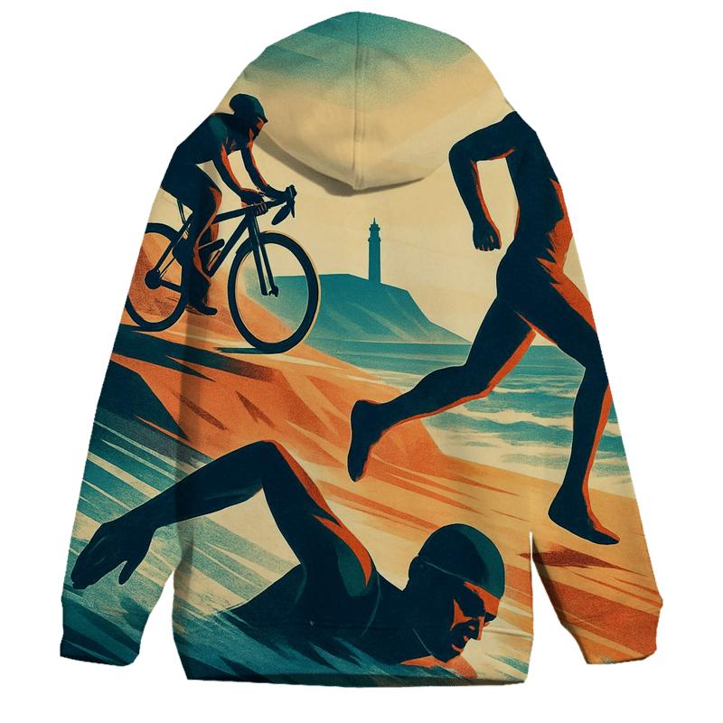 Coastal Triathlon Momentum printed hoodies