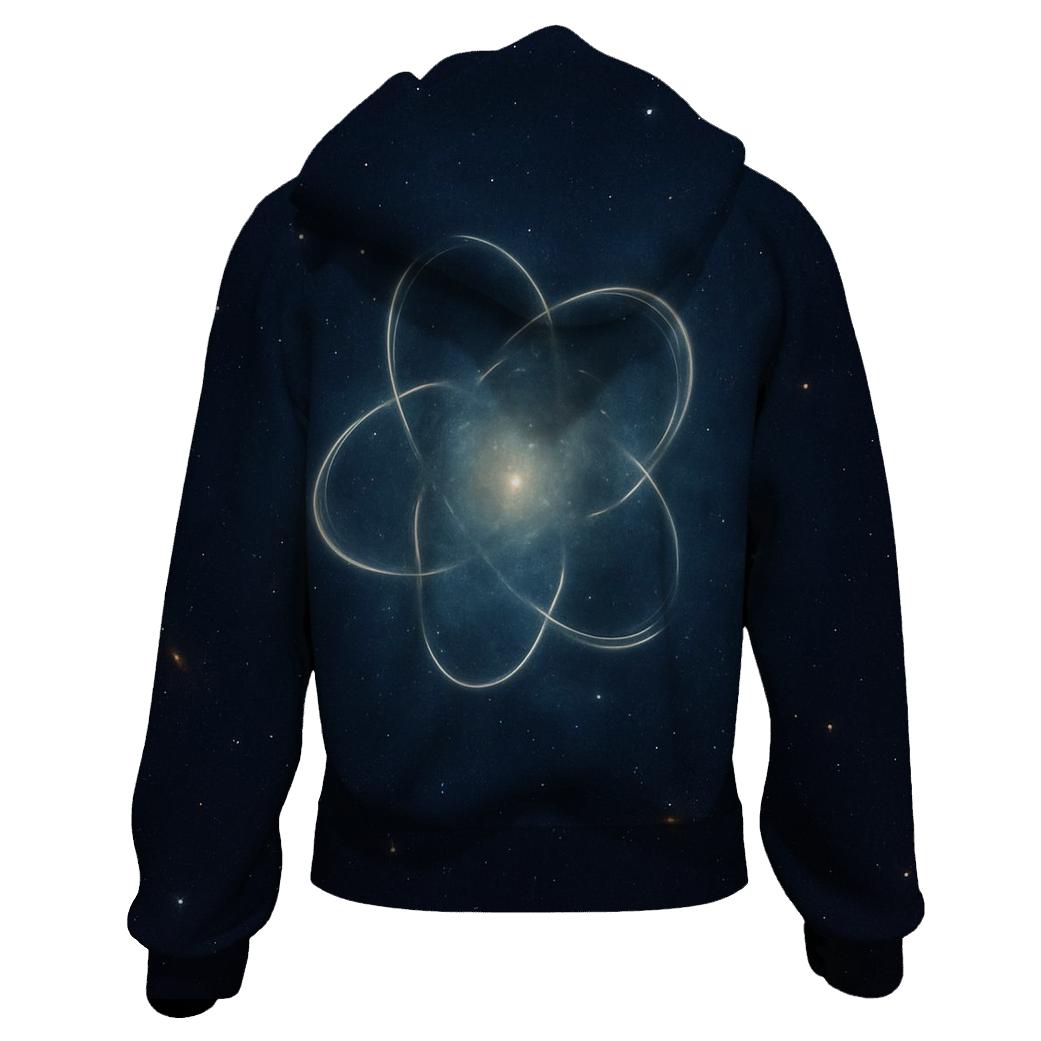 Lensing Caustic Petals zip-up hoodies