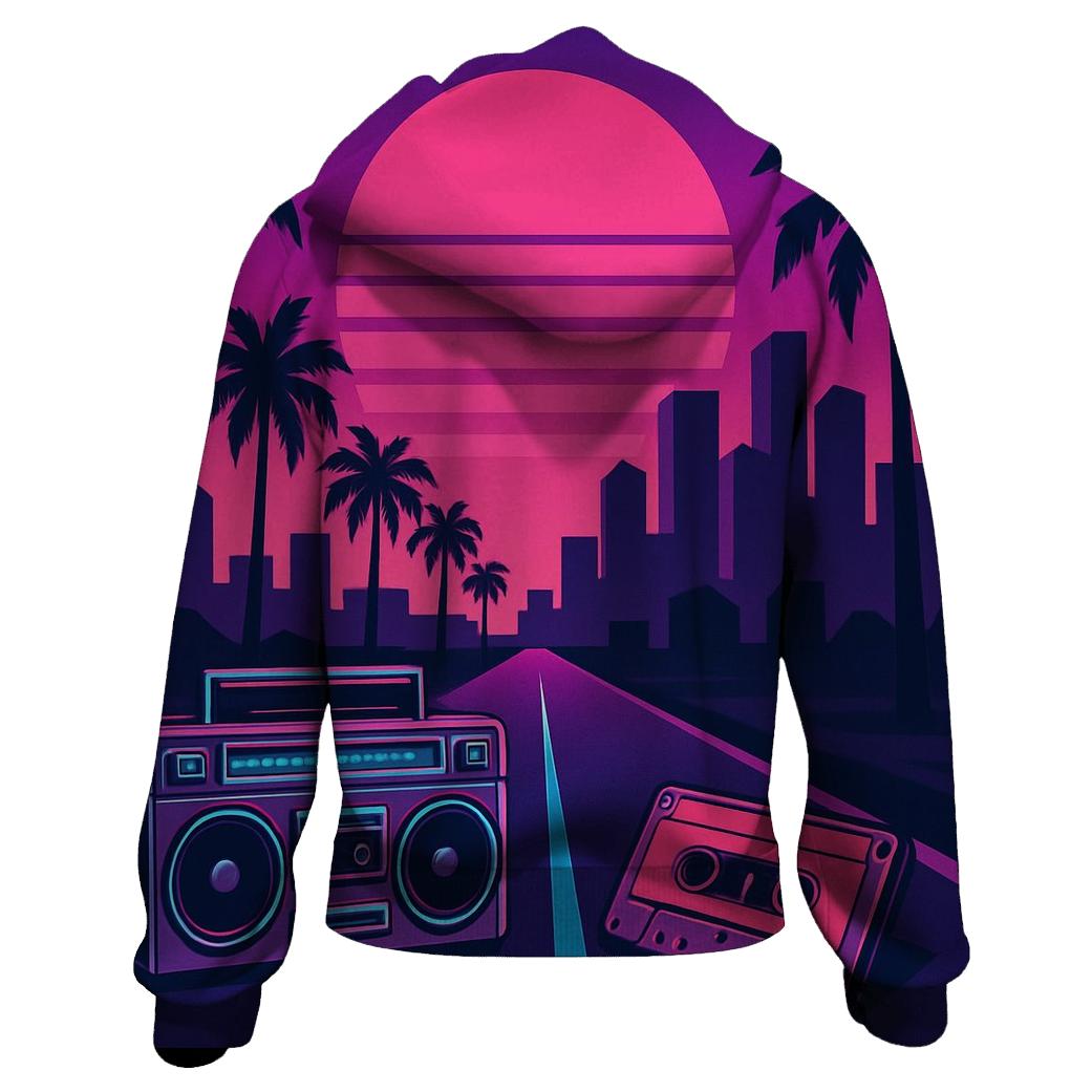 Chromatic Sunset Boulevard lightweight hoodies