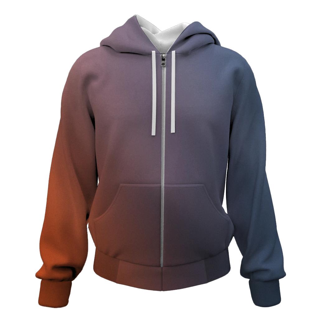 Ember Mist Drift zip-up hoodies