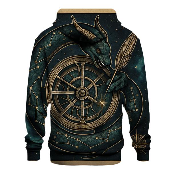 Ouroboros Celestial Cartographer designer hoodies