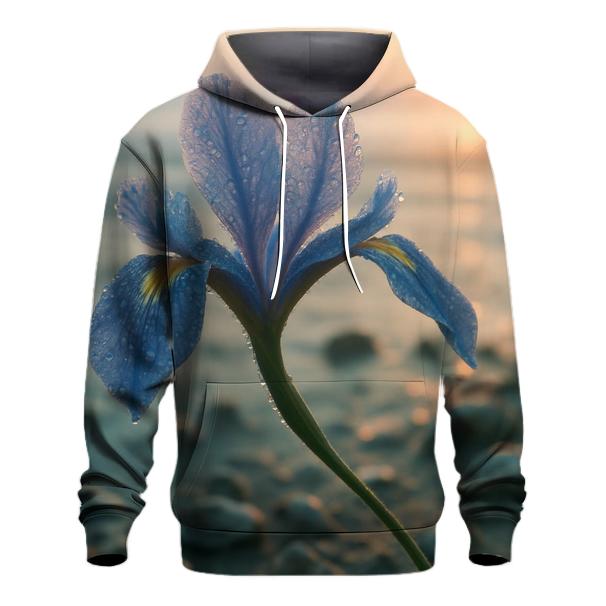 Dawn On The Salt Marsh Iris graphic hoodies
