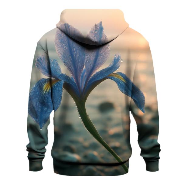 Dawn On The Salt Marsh Iris graphic hoodies