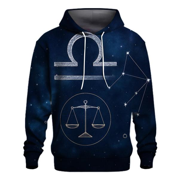 Cosmic Libra Balance Constellation hoodies fashion