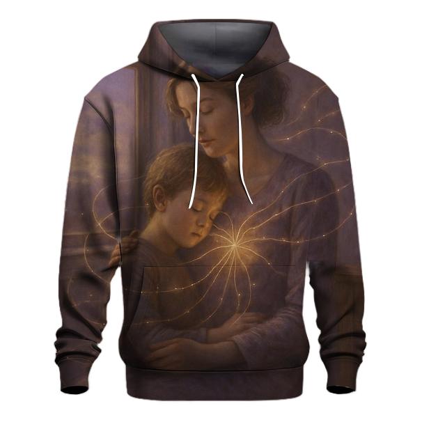 The Heart Knot Everlasting Threads Between Mother And Child zip-up hoodies