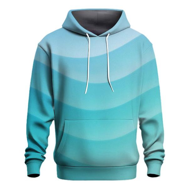 Frosted Ocean Wave premium hoodies