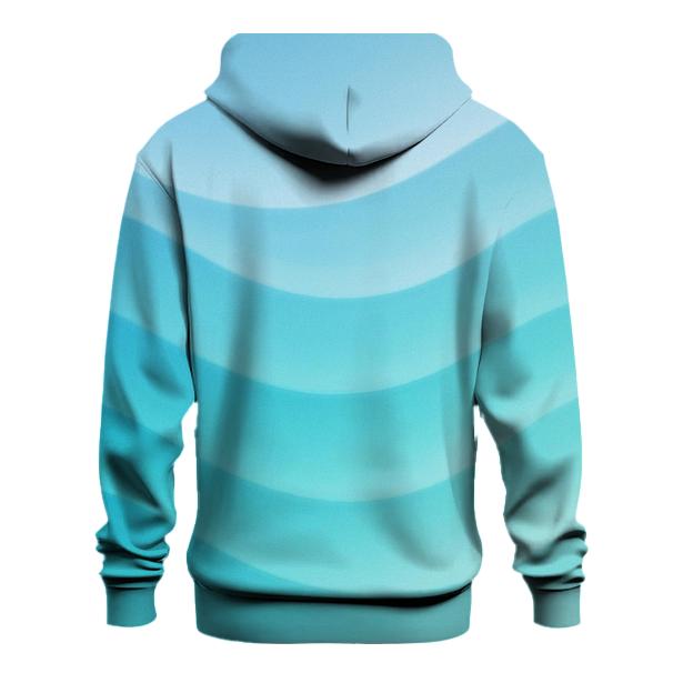 Frosted Ocean Wave premium hoodies