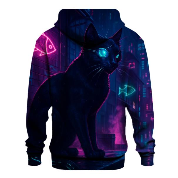 Neon Alley Guardian zip-up hoodies