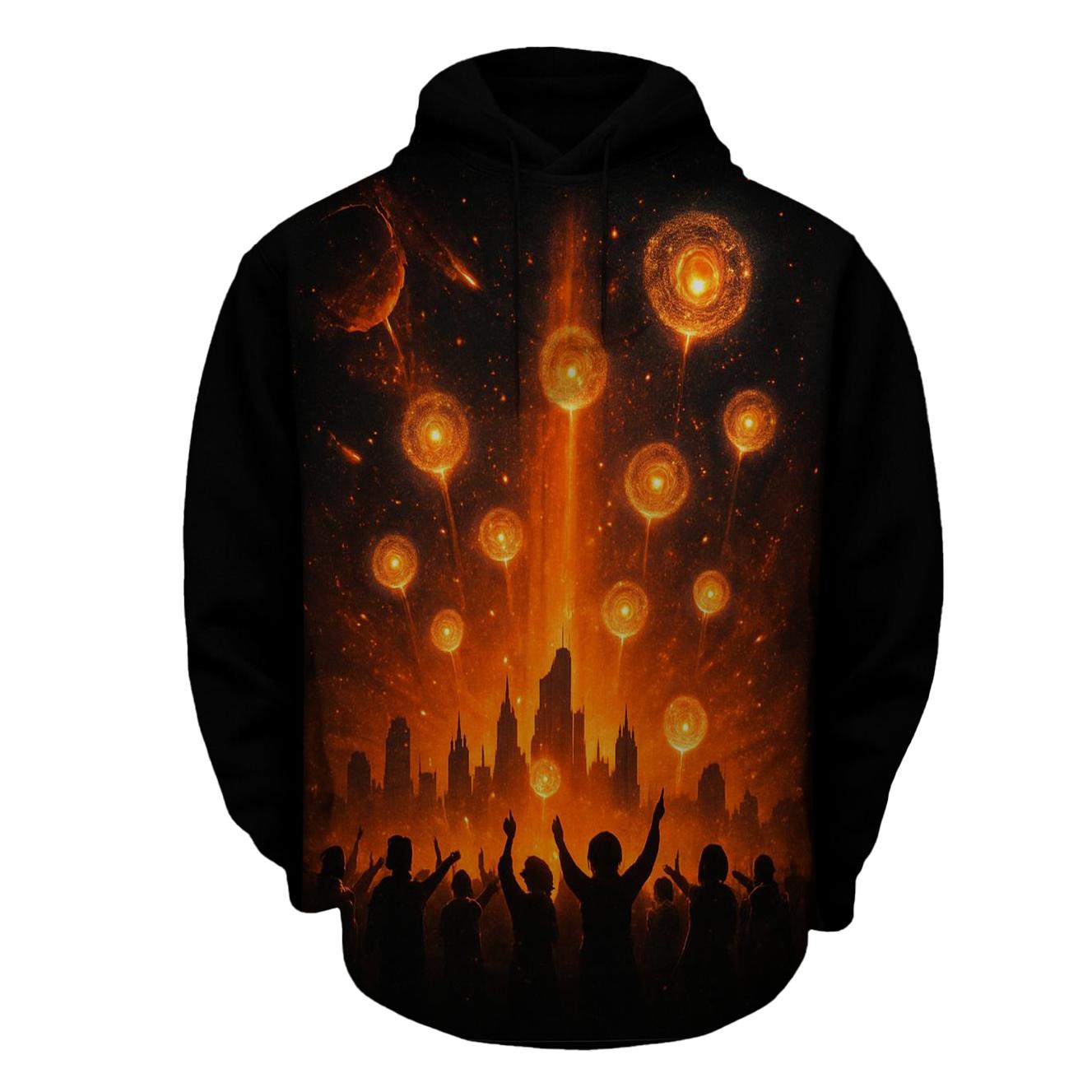 Supernova Lantern Festival embroidered hoodies