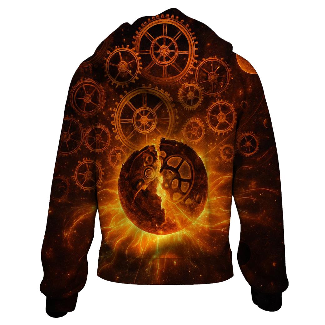 Clockwork Supernova zip-up hoodies