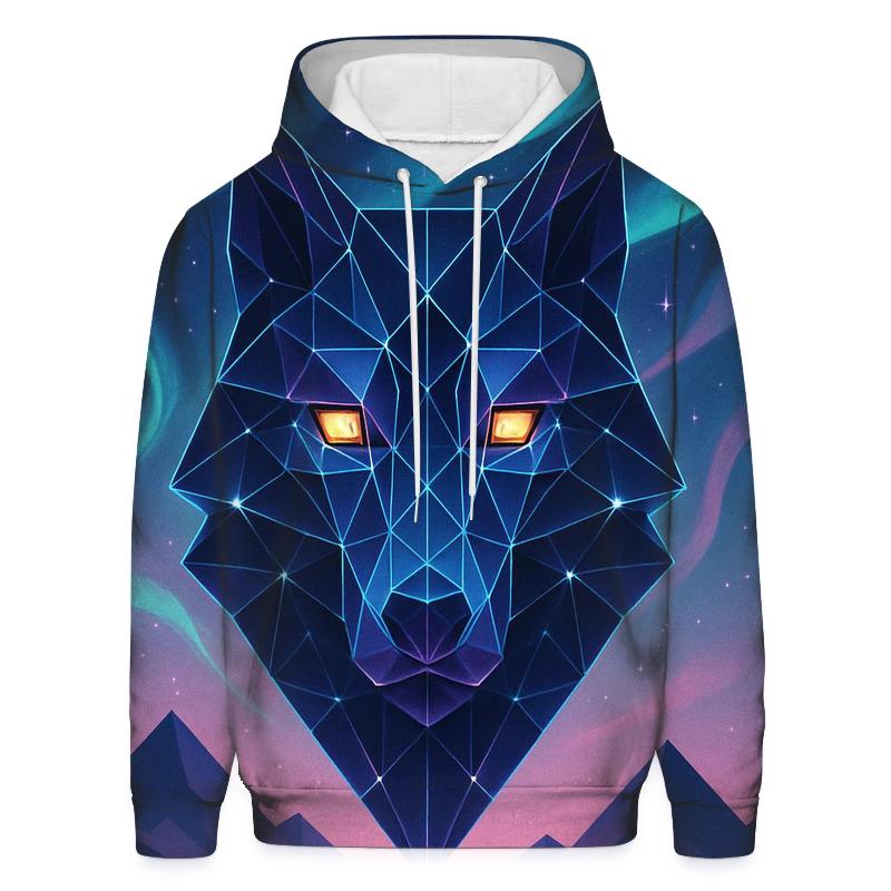 Aurora Geometry zip-up hoodies