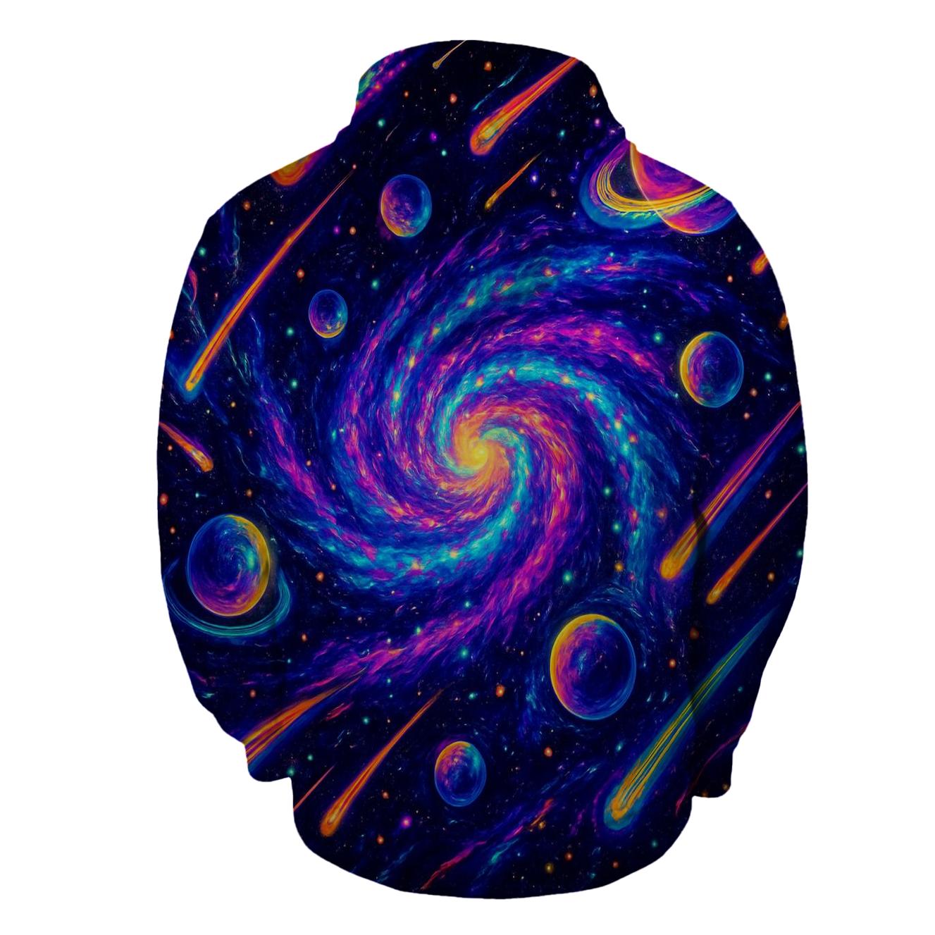 Celestial Echoes embroidered hoodies