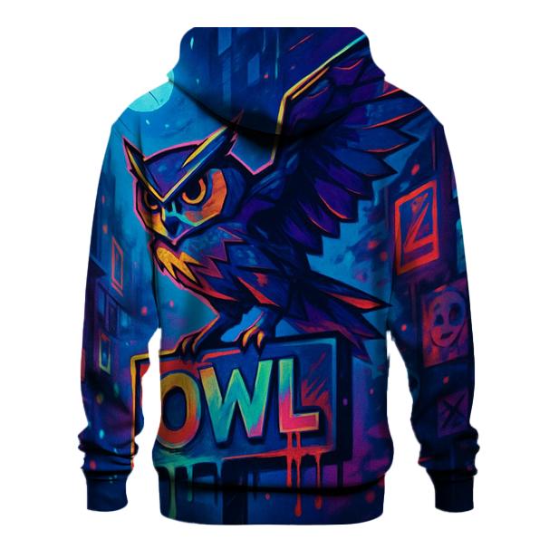 Random Graffiti Owl hoodie trends