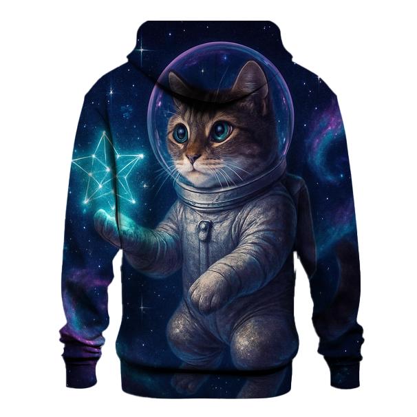 Galactic Navigator Cat hoodie trends