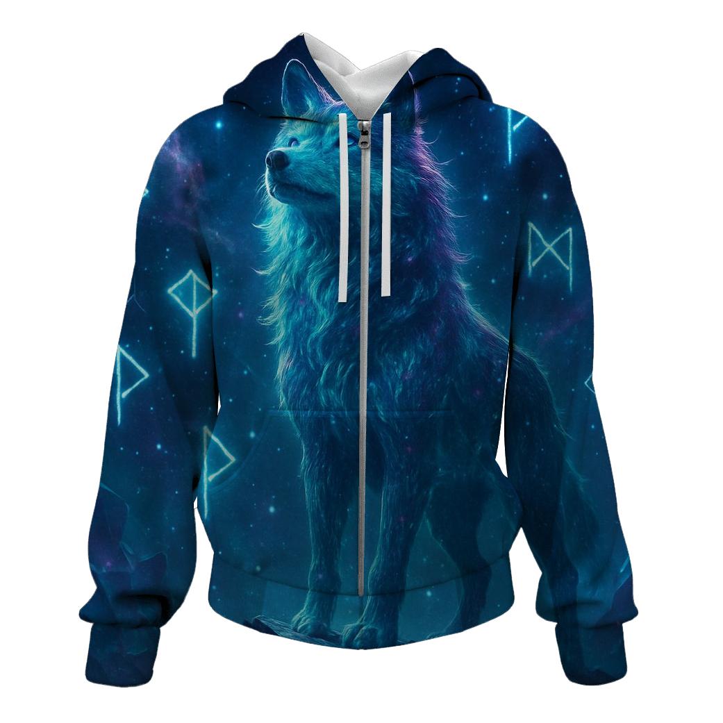Nebula Wolf Sentinel heavyweight hoodies