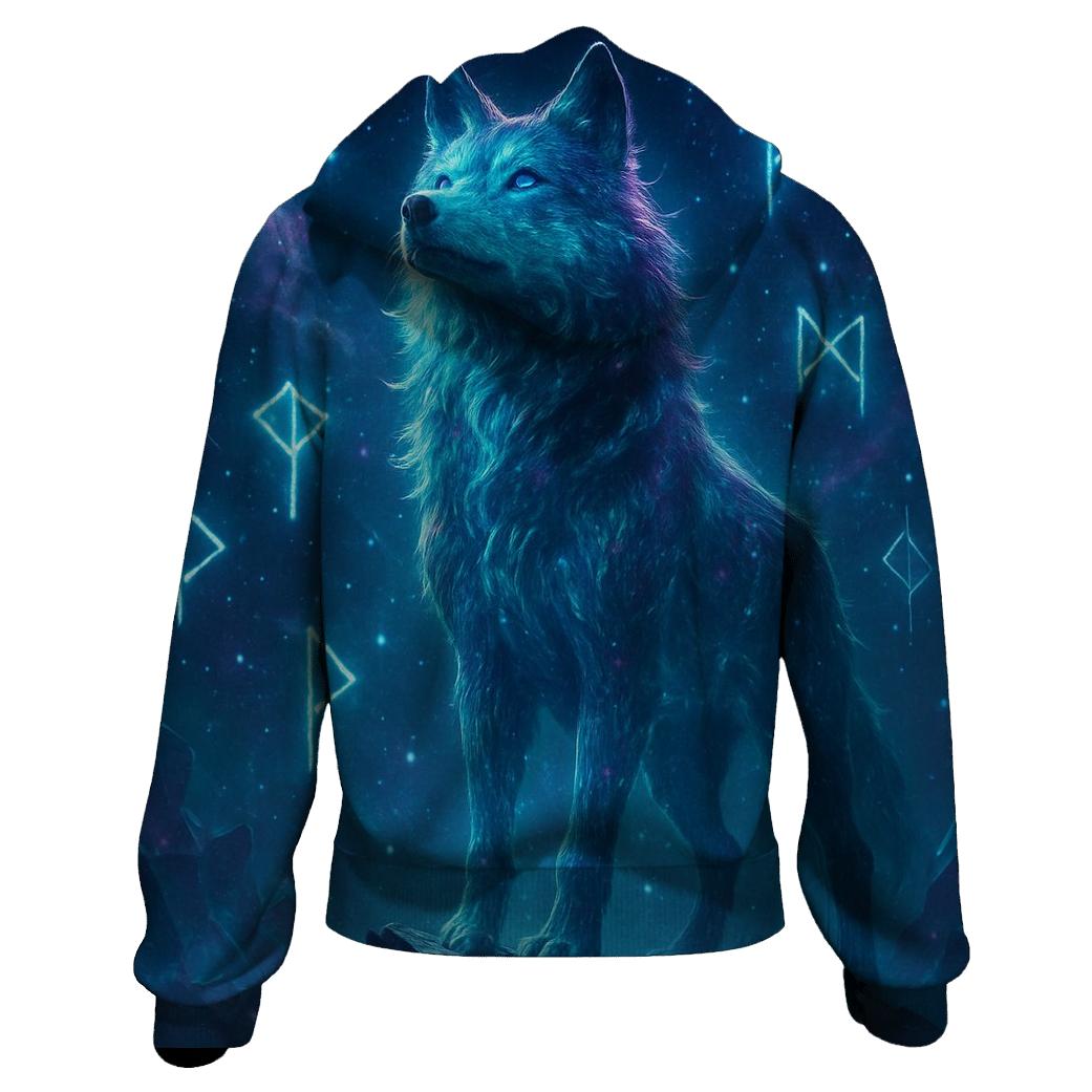 Nebula Wolf Sentinel heavyweight hoodies