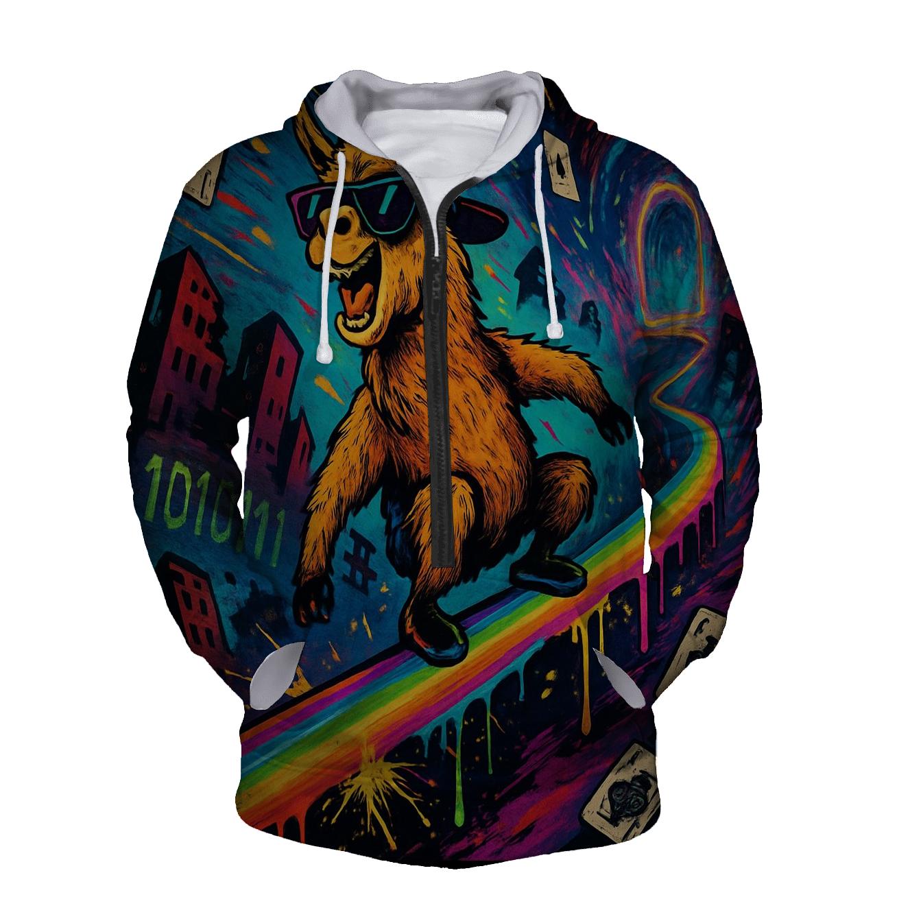 Quantum Skate Llama hoodie trends