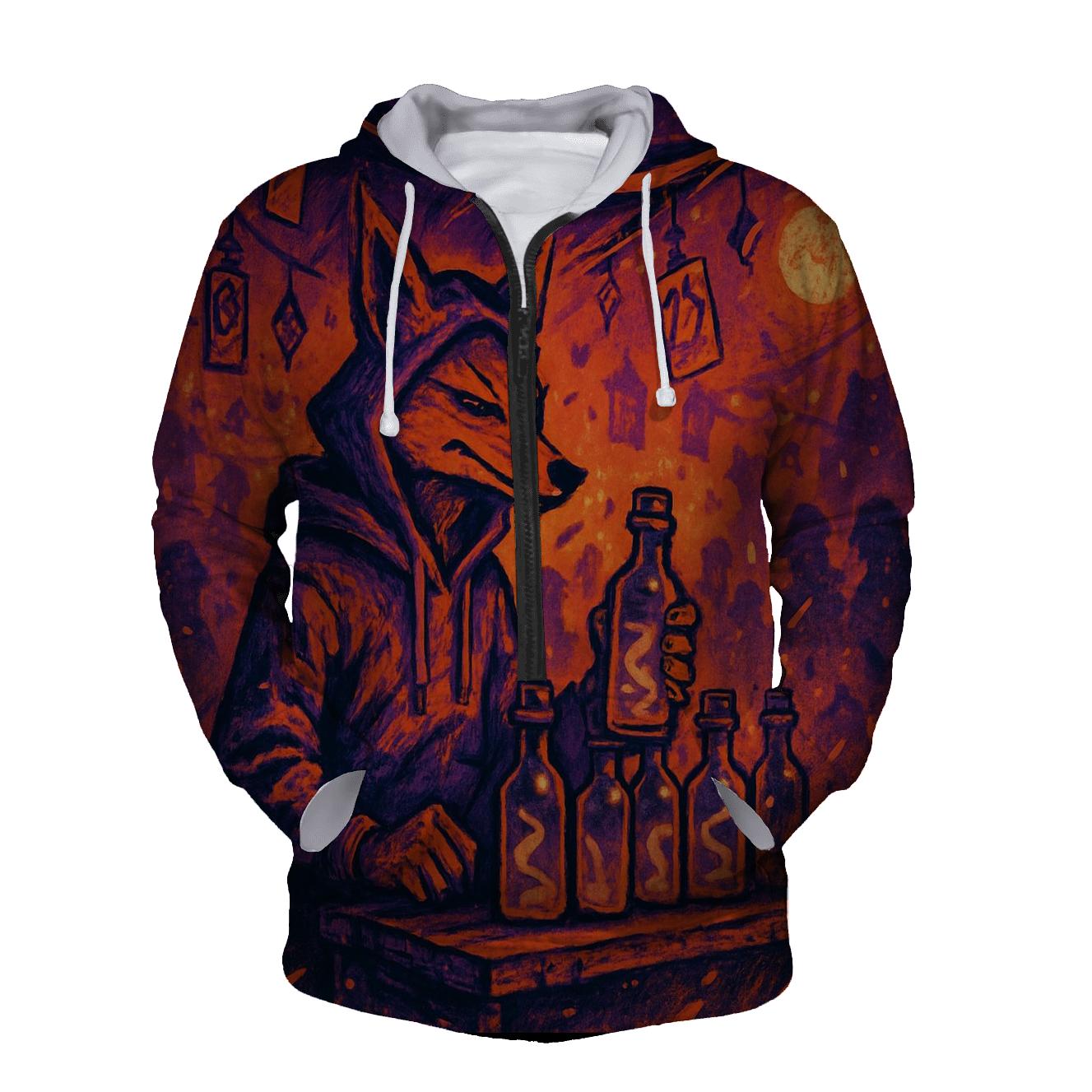 Mirage Market Fox pullover hoodies