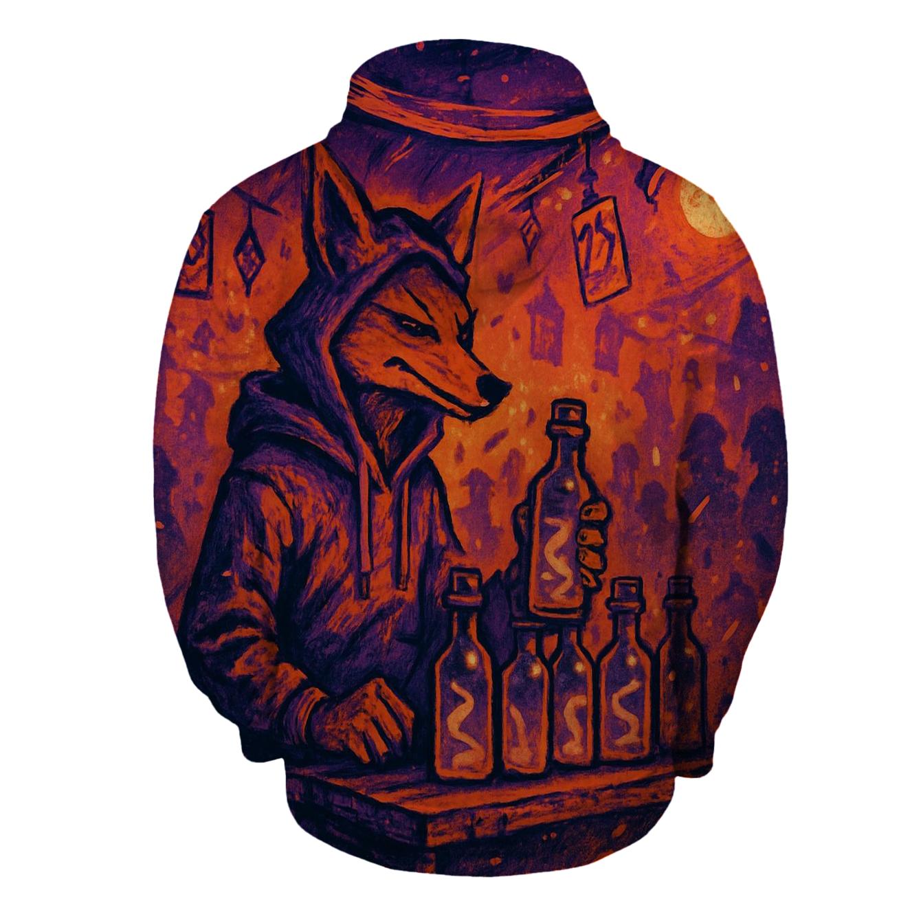 Mirage Market Fox pullover hoodies
