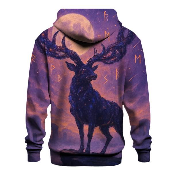 Random Moonlit Stag designer hoodies