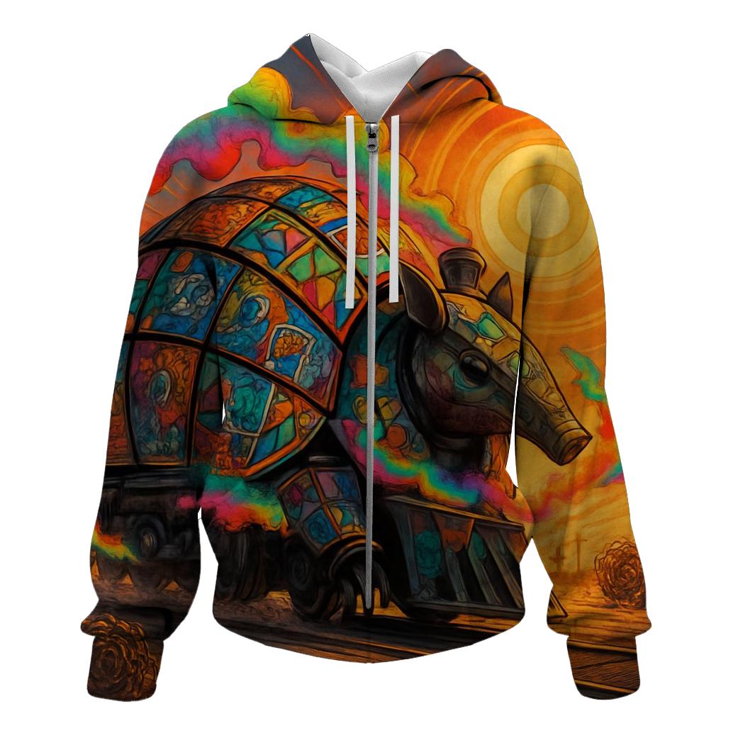 Chromatic Armadillo Express hoodie designs