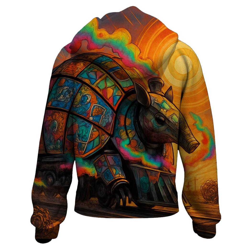 Chromatic Armadillo Express hoodie designs