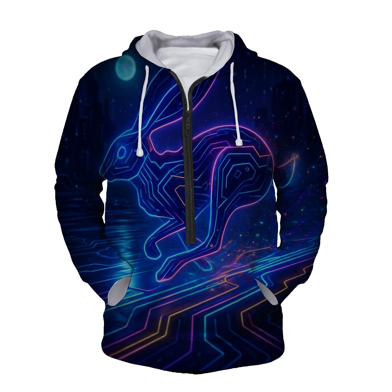 Lucky Circuit Hare lightweight hoodies