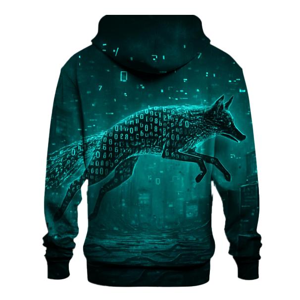 Random Binary Foxglove pullover hoodies