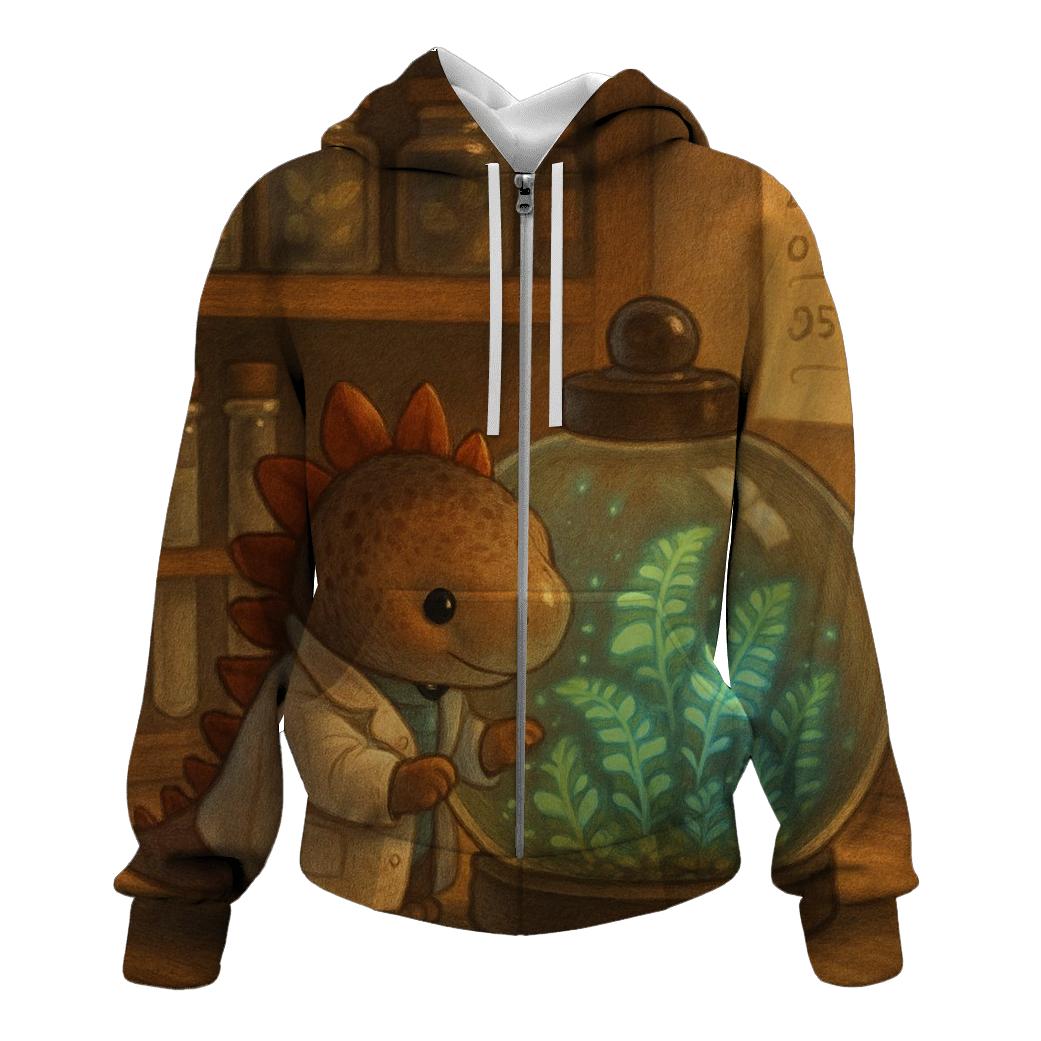 Pocket Dino Botanist hoodie styles