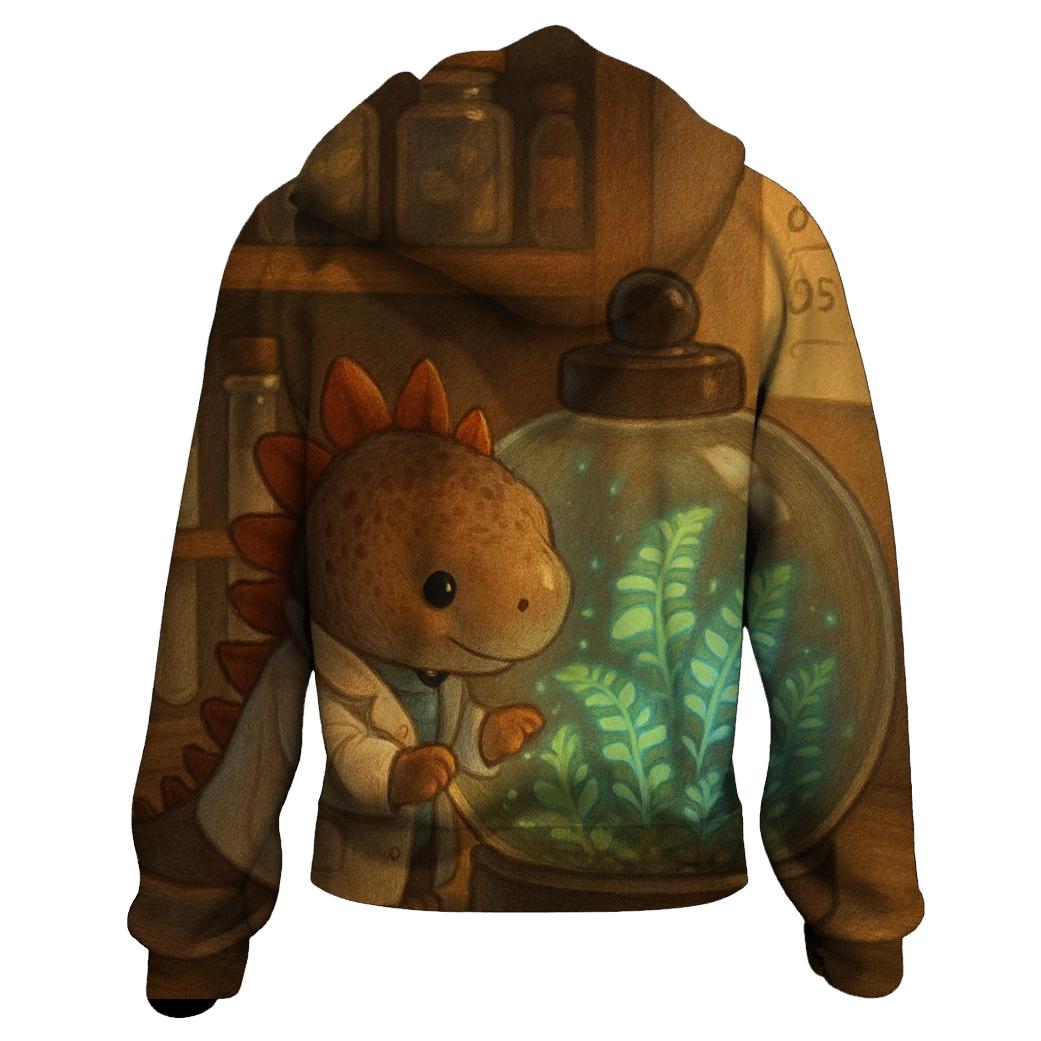 Pocket Dino Botanist hoodie styles