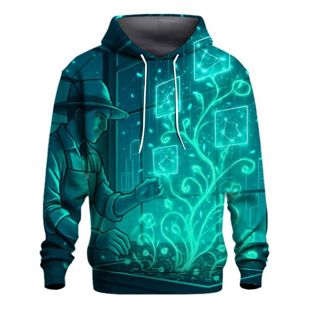 Random Hologram Gardener hoodies fashion
