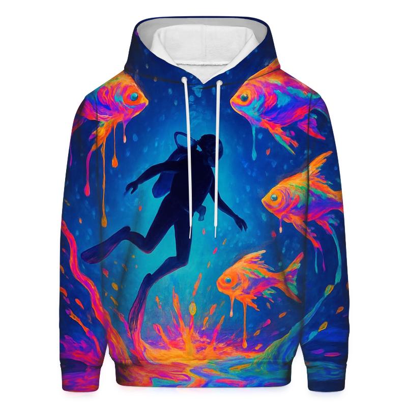 Chromatic Dream Diver custom hoodies