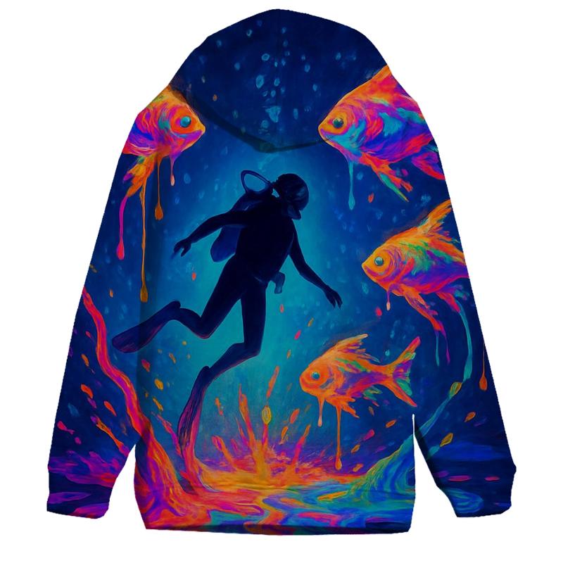 Chromatic Dream Diver custom hoodies