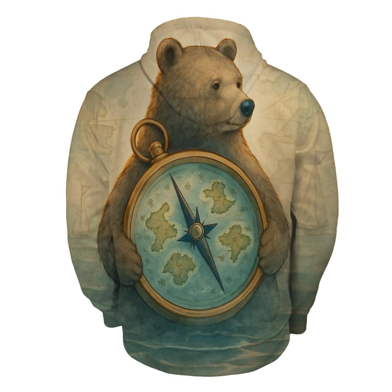 Random Compass Bear custom hoodies