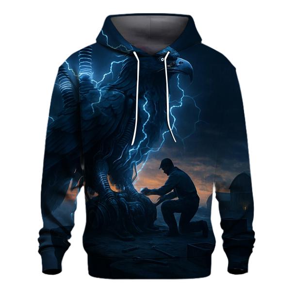 Random Thunderbird Mechanic embroidered hoodies