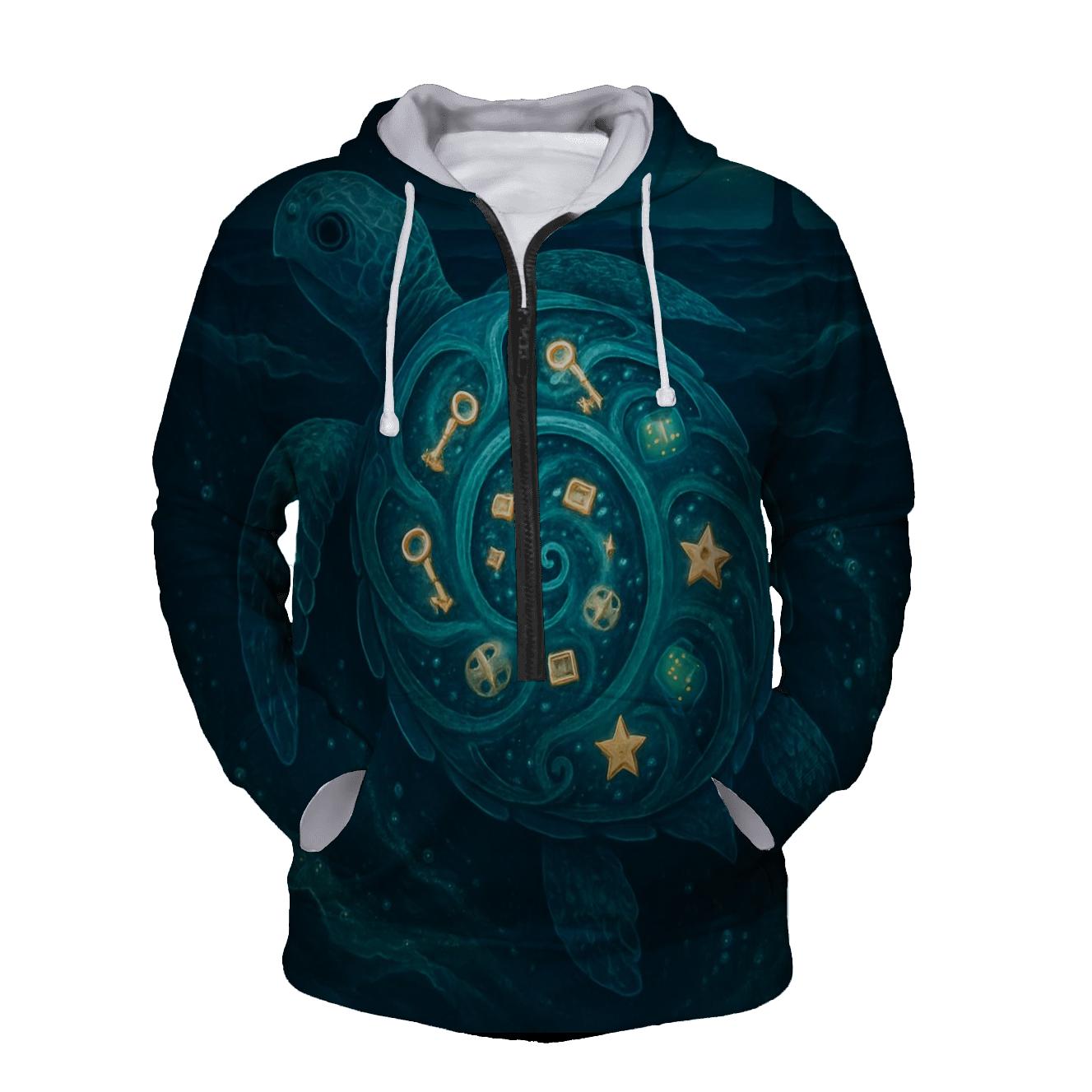Random Spiral Turtle hoodie styles