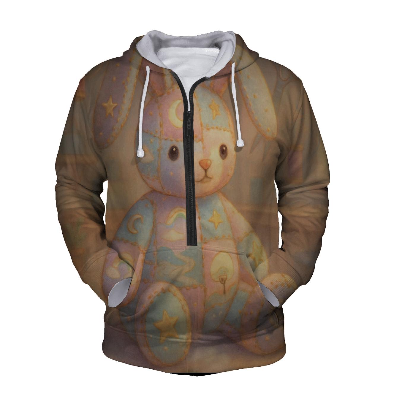 Lucky Patchwork Bunny designer hoodies